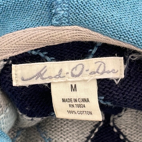 Mododoc Argyle Sweater Hoodie - Picture 3 of 7